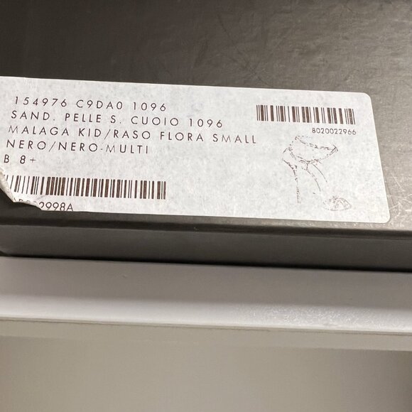 Gucci Black Flora Strappy Sandals size 8.5 - Picture 8 of 12